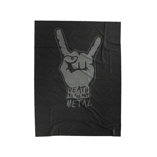 Death To All But Metal Steel Panther Velveteen Blanket