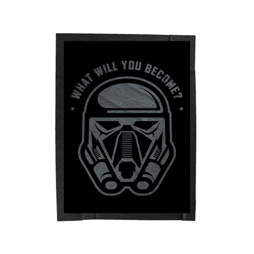 Death Trooper Badge Velveteen Blanket