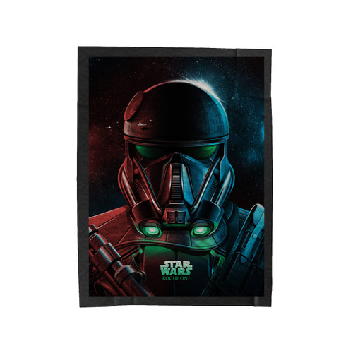 Death Trooper Rogue One Velveteen Blanket