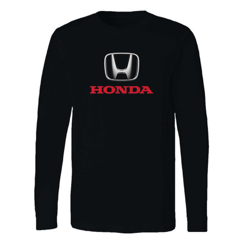 This classic fit honda logo long sleeve shirt is casually elegant and very comfortable. With fine quality print to make one stand out, it's a perfect fit for every occasion.