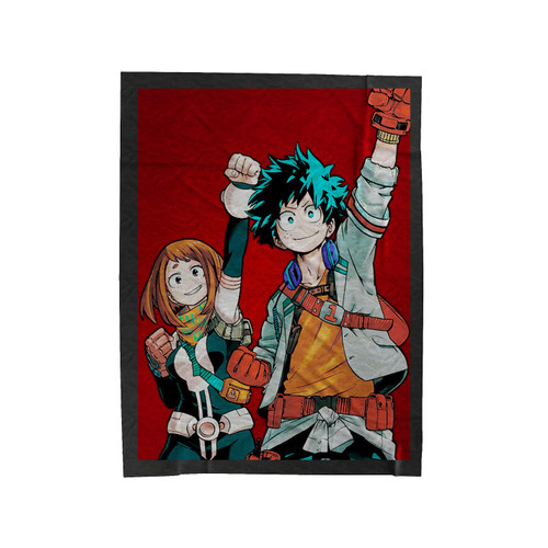 Deku And Uraraka My Hero Academia Velveteen Blanket