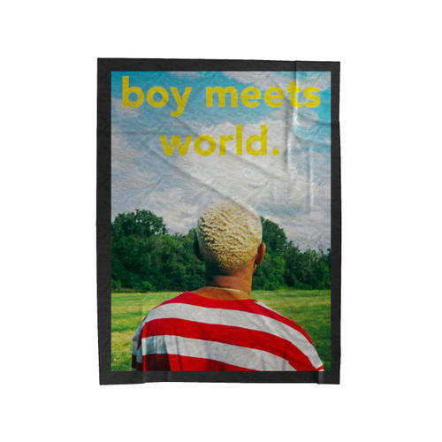 Demetrius Harmon Boy Meets World Velveteen Blanket
