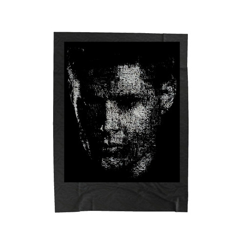 Demon Dean Winchester In Latin Text Supernatural Velveteen Blanket