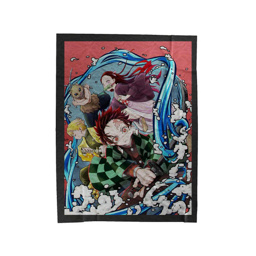 Demon Slayer Kimetsu No Yaiba Anime Velveteen Blanket