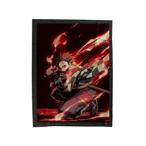 Demon Slayer Metal Rock Velveteen Blanket