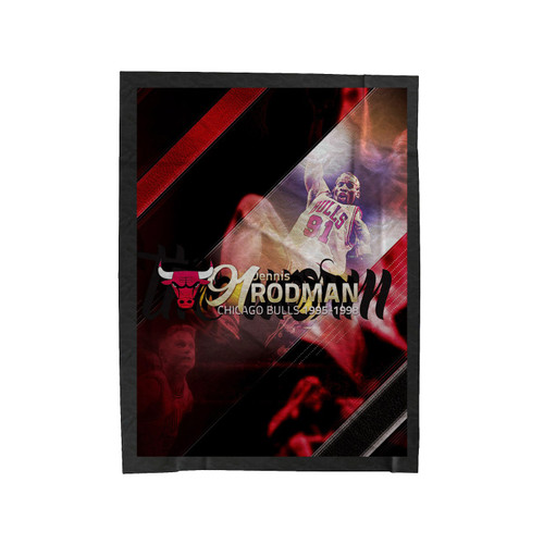Dennis Rodman Bulls 1995 - 1998 Velveteen Blanket
