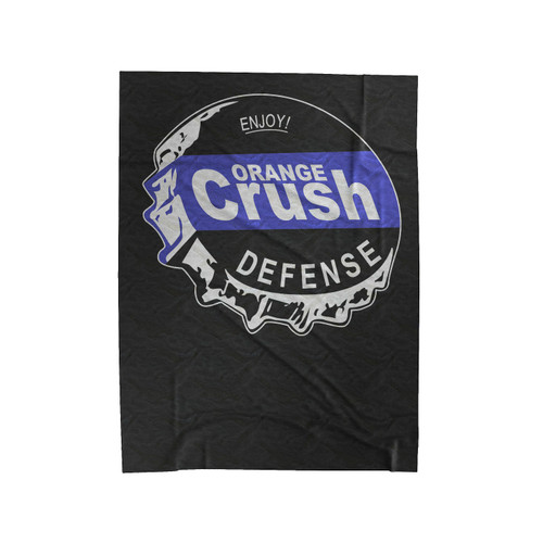 Denver Broncos Orange Crush Defense Vintage Bronco 1 Velveteen Blanket