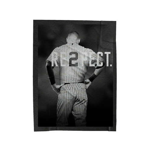 Derek Jeter Respect Velveteen Blanket
