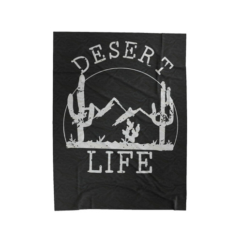 Desert Life Velveteen Blanket