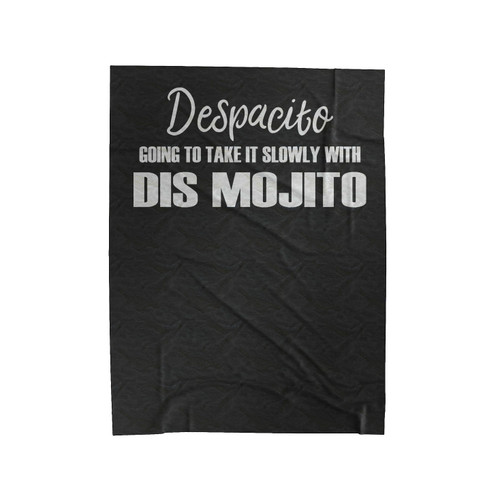 Despacito Mojito Funny Drinking Velveteen Blanket