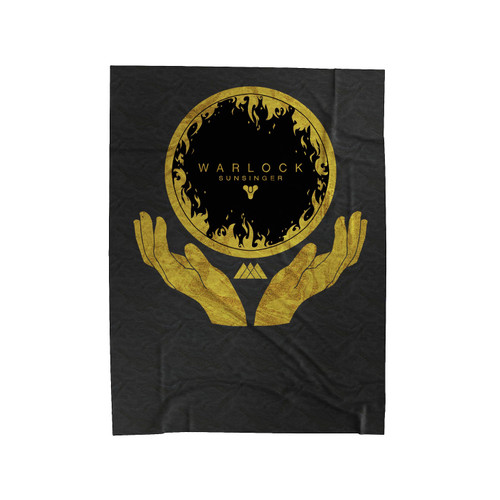 Destiny Warlock Sunsinger Logo Art Velveteen Blanket
