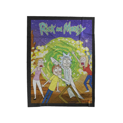 Details About Rick And Morty Velveteen Blanket