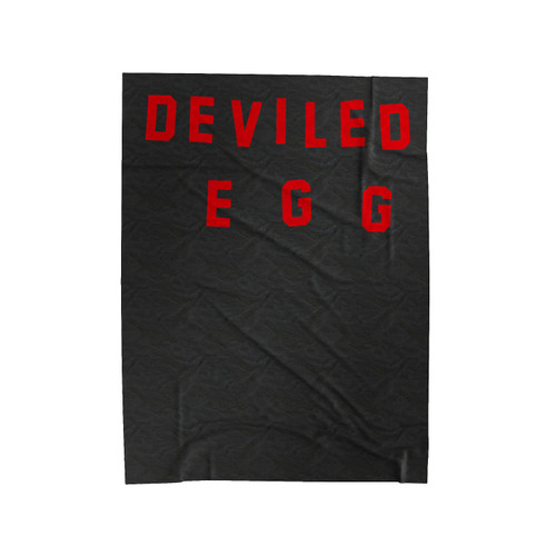 Deviled Egg Velveteen Blanket