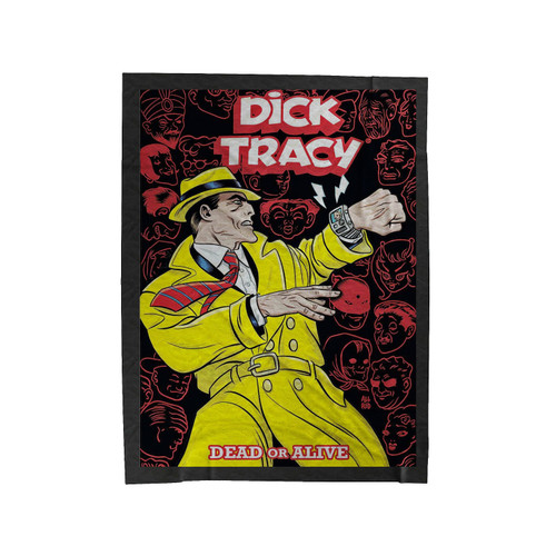 Dick Tracy Dead Or Alive Velveteen Blanket