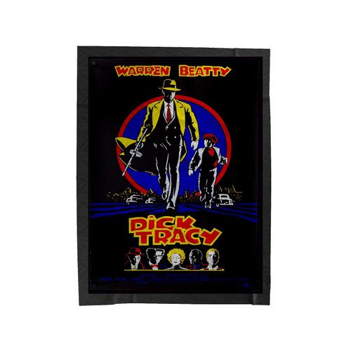 Dick Tracy Poster Movie Velveteen Blanket