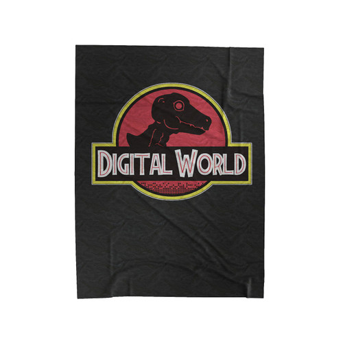 Digital World Park Velveteen Blanket