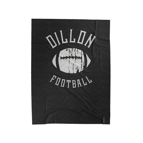 Dillon Football Velveteen Blanket