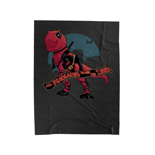 Dinosaurs T Rexpool Velveteen Blanket