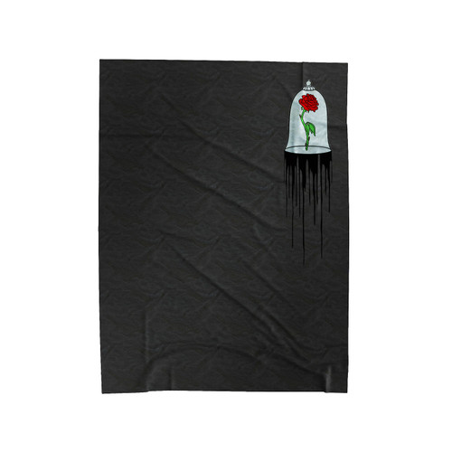 Disney Beauty And The Beast Rose Velveteen Blanket