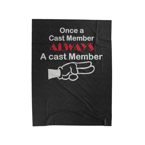 Disney Cast Member Disneyworld Disney Lovers Velveteen Blanket