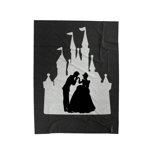 Disney Castle Cinderella Velveteen Blanket