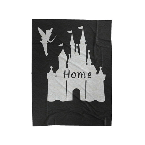Disney Castle Is My Home Velveteen Blanket