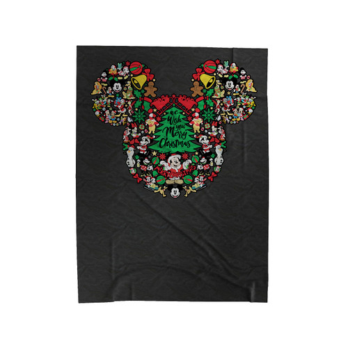 Disney Christmas Squad Velveteen Blanket