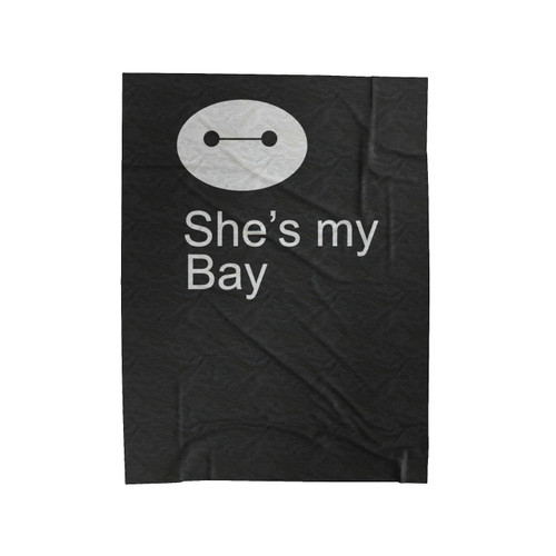 Disney Couple Baymax She's My Bay He's My Hiro 1 Velveteen Blanket