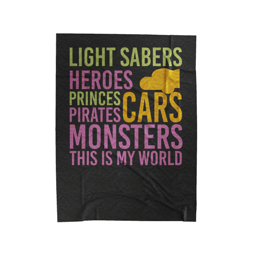 Disney Hero Cars Starwars Monster Pirate Colorful Velveteen Blanket