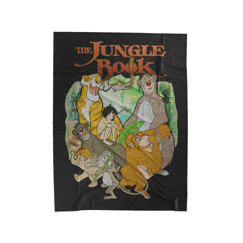 Disney Jungle Book Main Characters Velveteen Blanket Disney Jungle Book Main Characters Velveteen Blanket