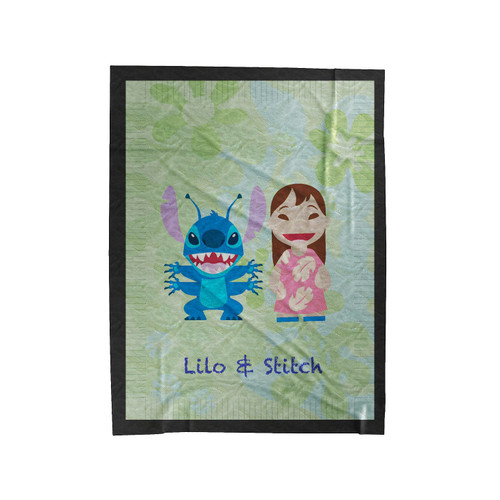 Disney Lilo & Stitch Cartoon Velveteen Blanket