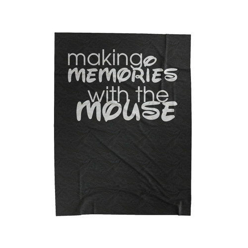 Disney Making A Memoris With The Mouse Mickey Mouse Disneyworld Disneyland World Land Velveteen Blanket
