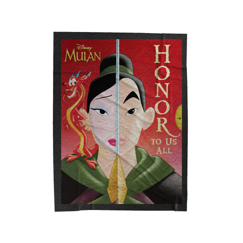 Disney Mulan Honor To Us All Velveteen Blanket