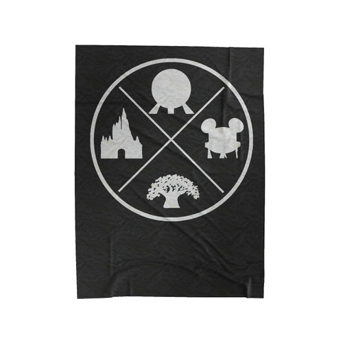 Disney Parks Icons Velveteen Blanket