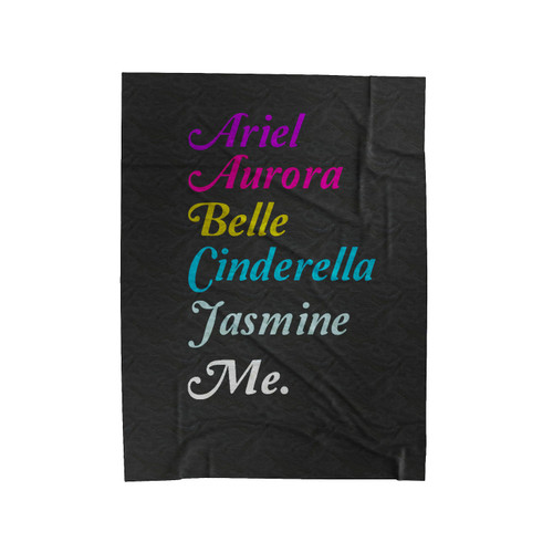 Disney Princess Ariel Aurora Belle Sleeping Beauty Cinderella Beauty And The Beast Snow White Velveteen Blanket