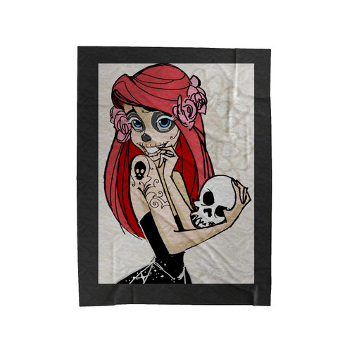 Disney Princess Ariel Zombie Dead Velveteen Blanket