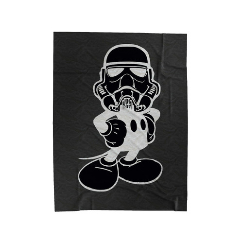 Disney Star Wars Imperial Stormtrooper Mickey Velveteen Blanket
