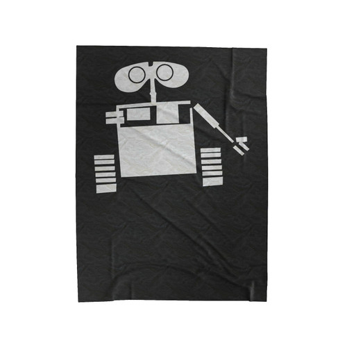 Disney Wall-E And Eve Couples Bleached 2 Velveteen Blanket
