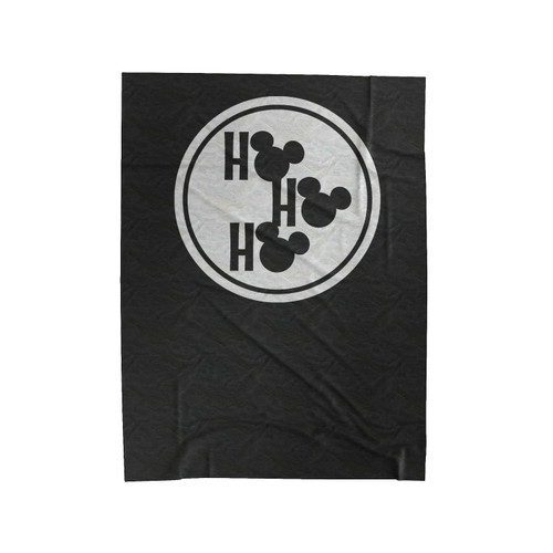 Disney World Disney Mickey Ho Ho Ho Disneyland Christmas Disney Holiday Disney Family Velveteen Blanket