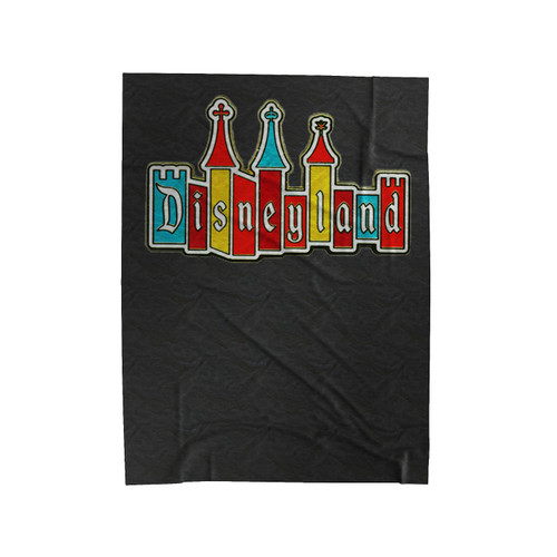 Disneyland Castles Logo Velveteen Blanket