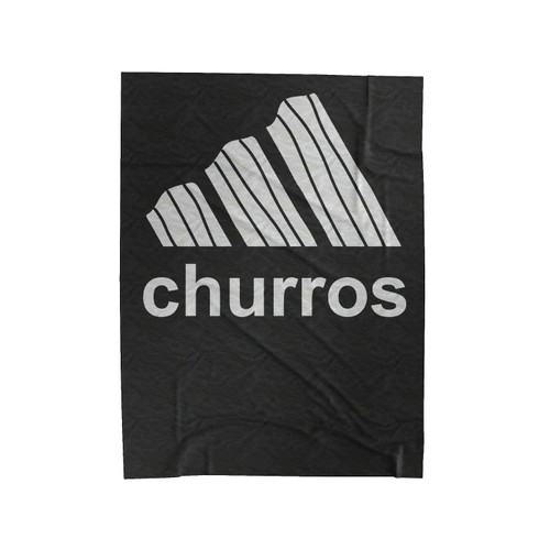 Disneyland Churros Logo Velveteen Blanket