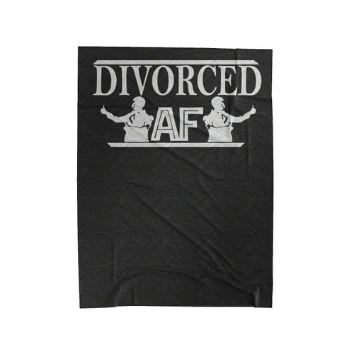 Divorced Af Ex Wife Ex Husband Relationship Break Up Velveteen Blanket