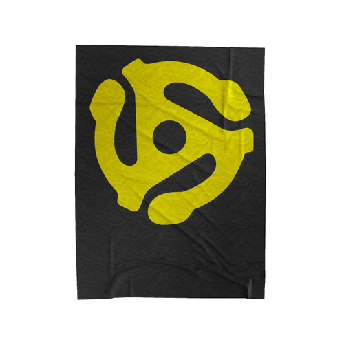 Dj 45 Rpm Adapter Spider Record Dj Music 1 Velveteen Blanket