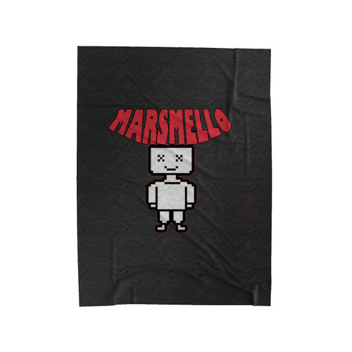 Dj Marshmello Hat Funny Velveteen Blanket
