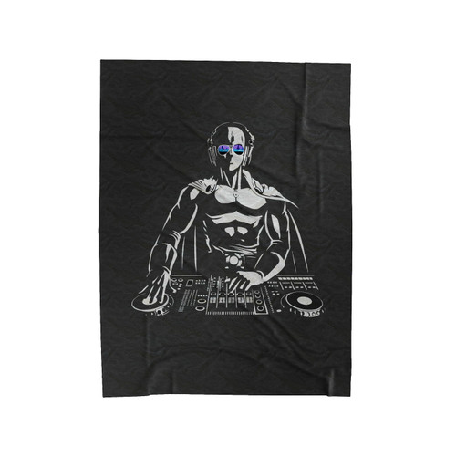 Dj One Punch Man Velveteen Blanket