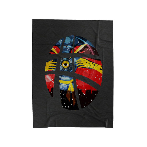 Doctor Strange Midcentury Pop Art Velveteen Blanket