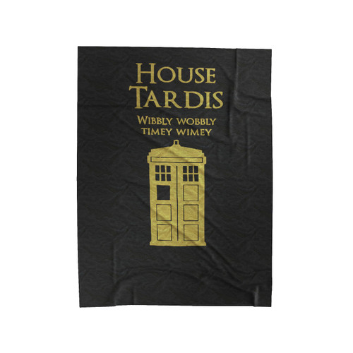 Doctor Who Game Of Thrones House Tardis Velveteen Blanket