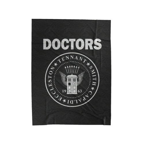 Doctor Who Tardis Logo Velveteen Blanket