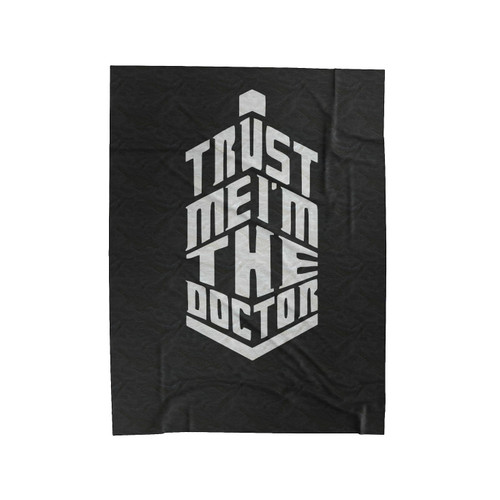 Doctor Who Trust Me Velveteen Blanket