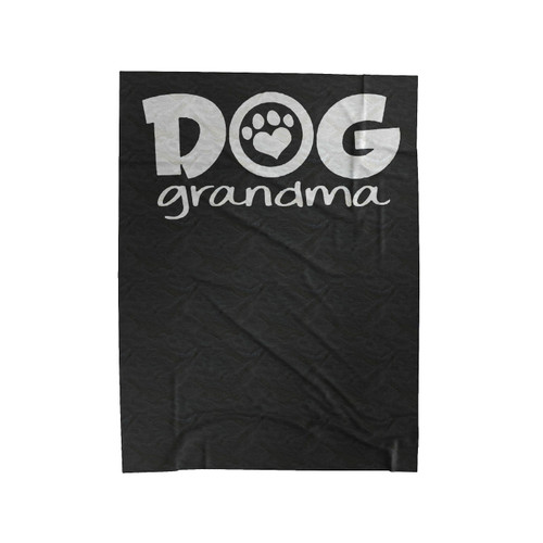 Dog Grandma Dog Lover Velveteen Blanket